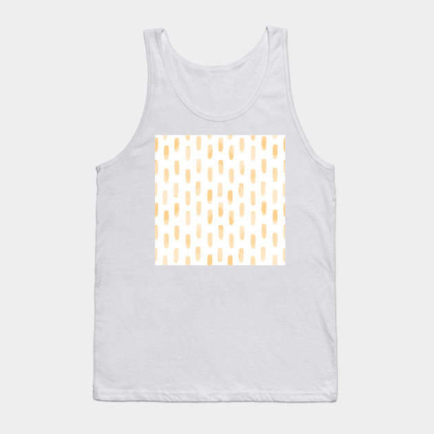 Watercolor Pale Brush Strokes Tank Top by MutchiDesign